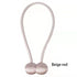 Rope curtain tieback
